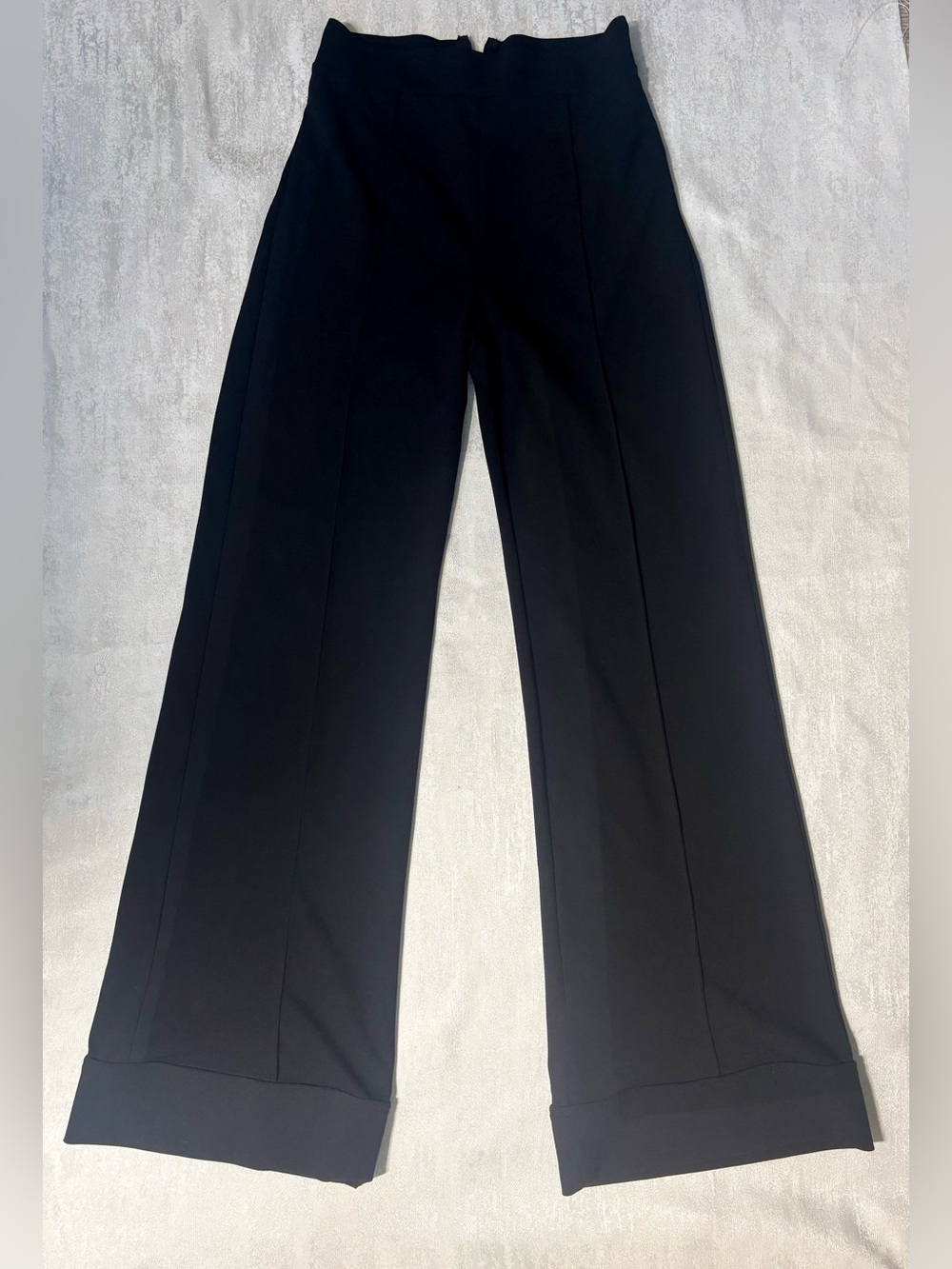 Fashion Nova Black Wide Legs Pants Trousers/Office Siren High Rise Streetwear